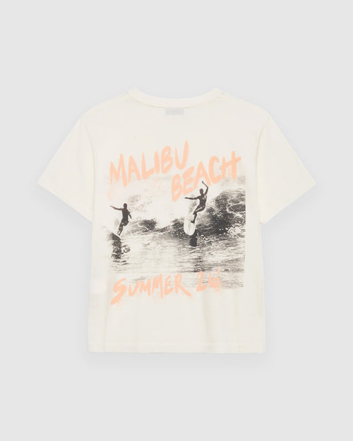 SHELLEY TEE SURFER / WASHED BUTTERCREAM