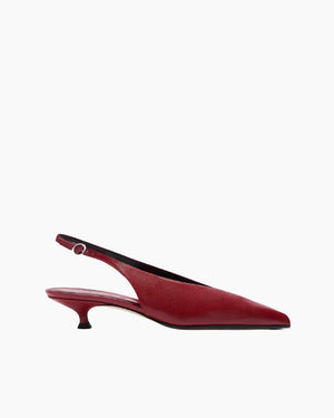 CAMILA SLINGBACK PUMPS / SCARLET