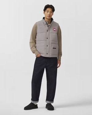 MEN'S FREESTYLE CREW VEST / LIMESTONE