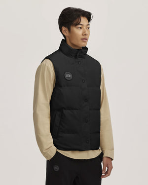 MEN'S GARSON VEST BLACK DISC / BLACK