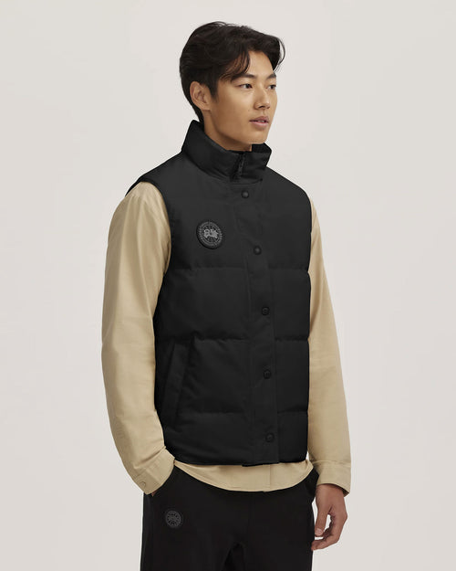 MEN'S GARSON VEST BLACK DISC / BLACK