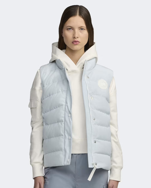 Shop Canada Goose WMN'S FREESTYLE VEST WHITE LABEL EARLY FROST