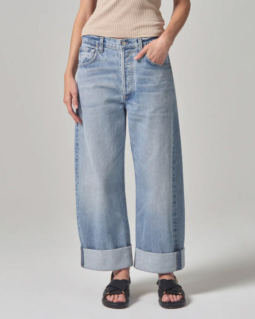 AYLA BAGGY CUFFED CROP / GEMINI