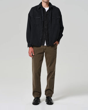 ELIJAH RELAXED STRAIGHT CHINO TWILL / PINE