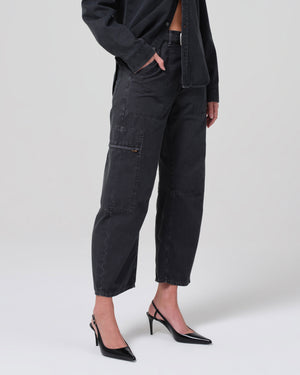 MARCELLE LOW SLUNG EASY CARGO / WASHED BLACK