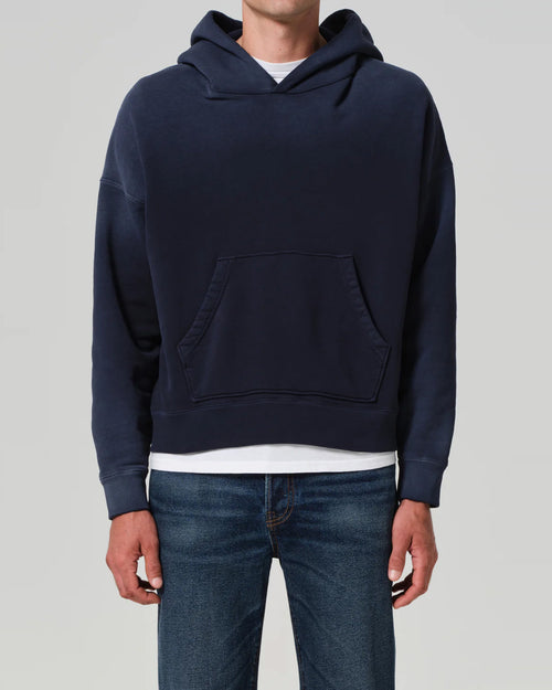 ARCHIVE HOODIE / WASHED MARINE