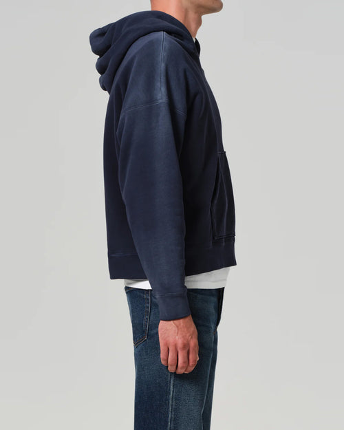 ARCHIVE HOODIE / WASHED MARINE