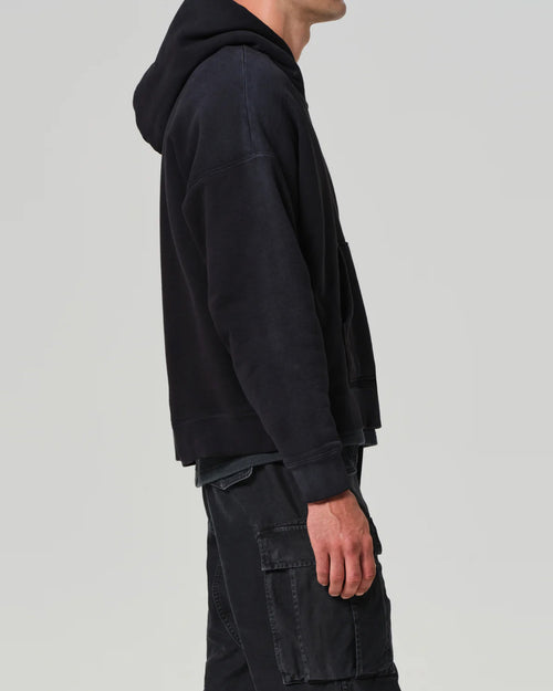 ARCHIVE HOODIE / WASHED BLACK