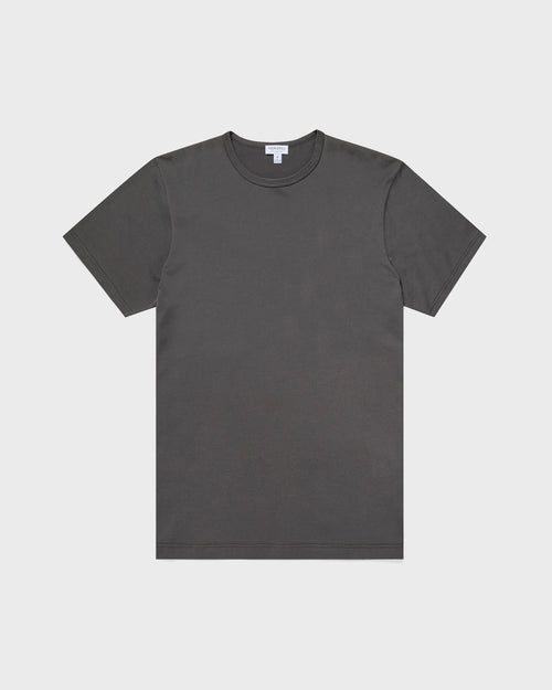 CLASSIC CREW NECK T-SHIRT / CHARCOAL