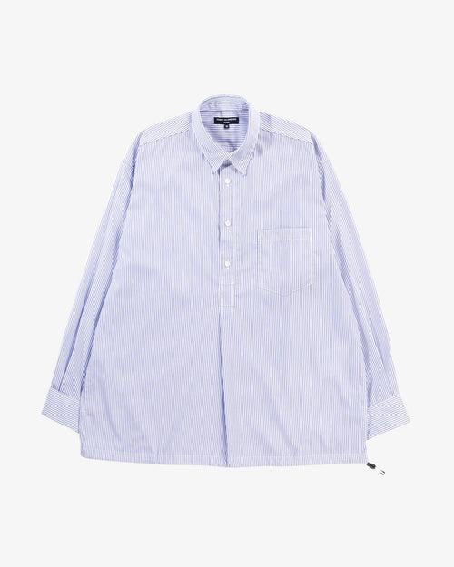 B002 STRIPED SHIRT / BLUE WHITE