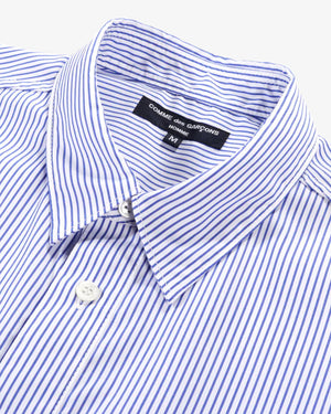 B002 STRIPED SHIRT / BLUE WHITE