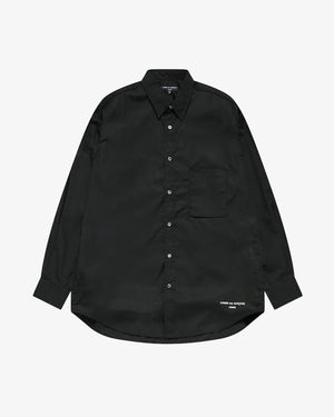 B008 LOGO SHIRT / BLACK WHITE