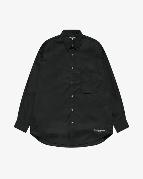 B008 LOGO SHIRT / BLACK WHITE