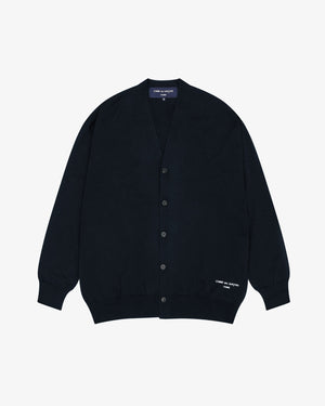 N002 V-NECK CARDIGAN / NAVY