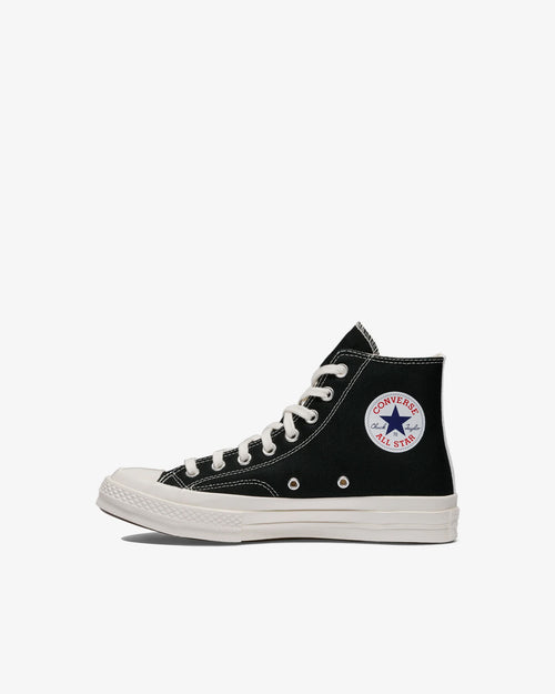 CHUCK TAYLOR HIGH SMALL RED HEART / BLACK