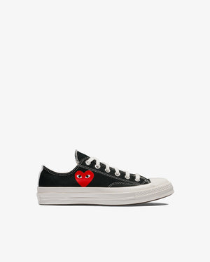 CHUCK TAYLOR LOW SMALL RED HEART / BLACK