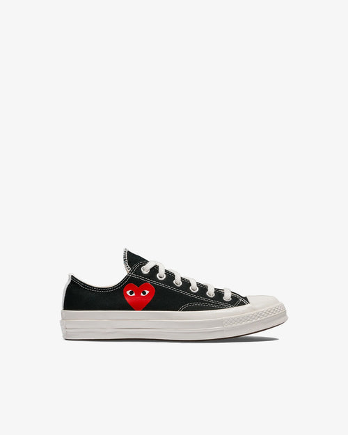 CHUCK TAYLOR LOW SMALL RED HEART / BLACK