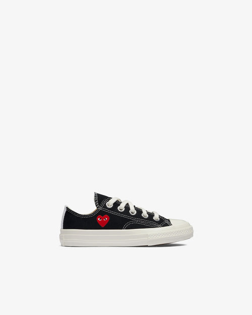 CHUCK TAYLOR KIDS SMALL RED HEART LOW/ BLACK