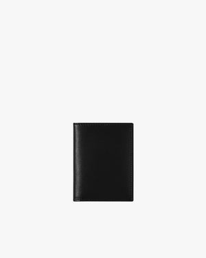 SA0641 CLASSIC BIFOLD CARD HOLDER WALLET / BLACK