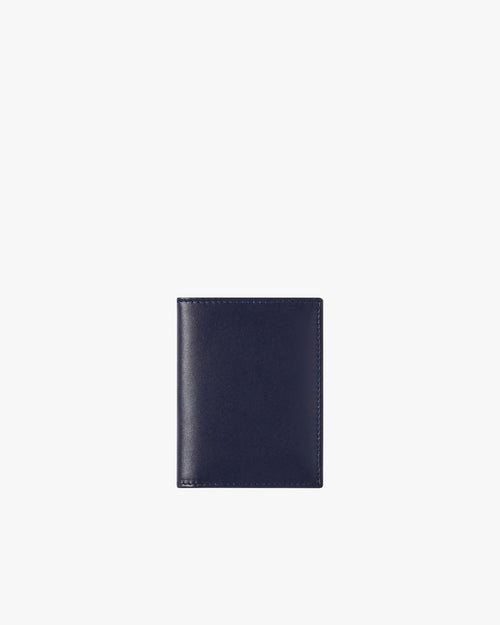 SA0641 CLASSIC BIFOLD CARD HOLDER WALLET / NAVY