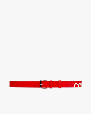 SA0911HL HUGE LOGO BELT  / RED