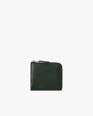 SA3100 CLASSIC ZIP AROUND WALLET / BOTTLE GREEN