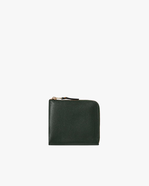 SA3100 CLASSIC ZIP AROUND WALLET / BOTTLE GREEN