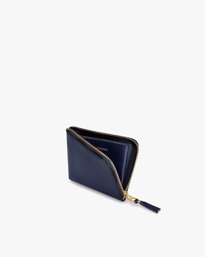 SA3100 CLASSIC ZIP AROUND WALLET / NAVY