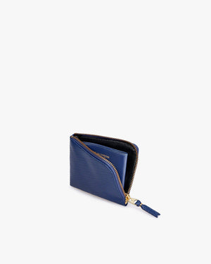 SA3100LG LUXURY ZIP AROUND WALLET / BLUE