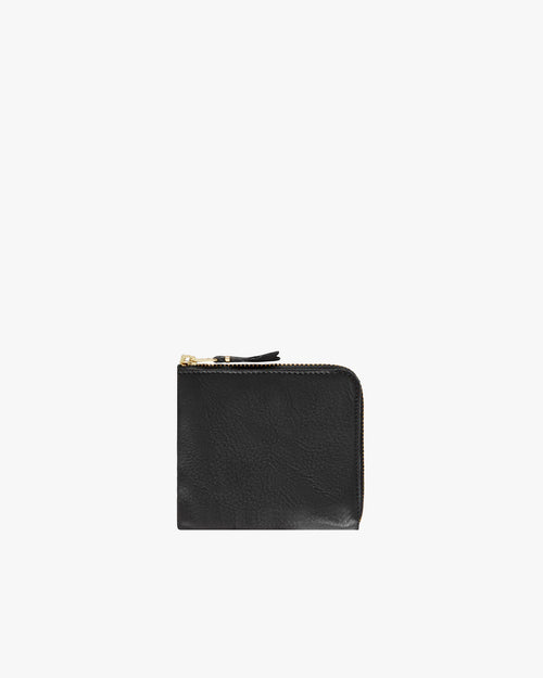 SA3100WW WASHED ZIP AROUND WALLET / BLACK