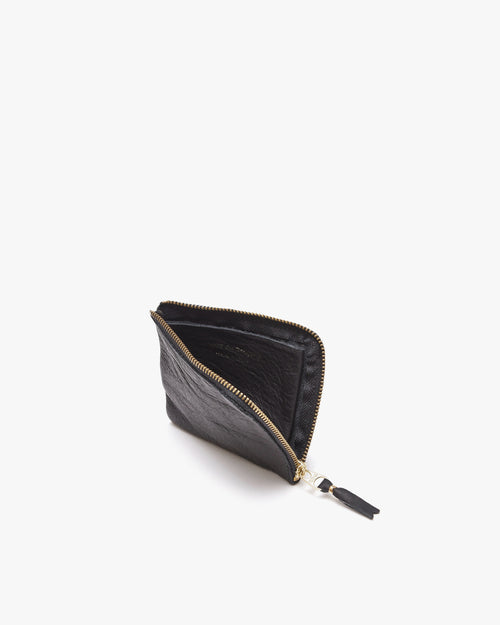 SA3100WW WASHED ZIP AROUND WALLET / BLACK