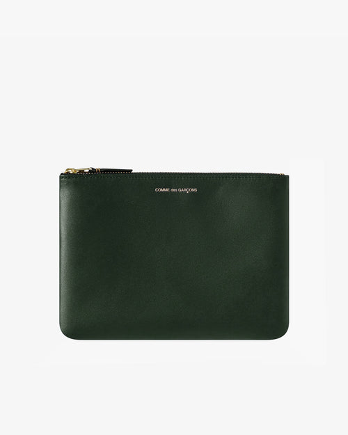 SA5100 CLASSIC LARGE ZIP POUCH / BOTTLE GREEN