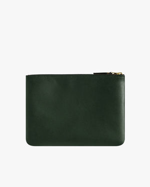 SA5100 CLASSIC LARGE ZIP POUCH / BOTTLE GREEN