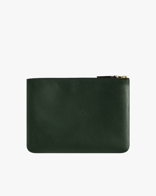 SA5100 CLASSIC LARGE ZIP POUCH / BOTTLE GREEN