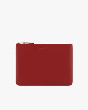 SA5100 CLASSIC LARGE ZIP POUCH / RED