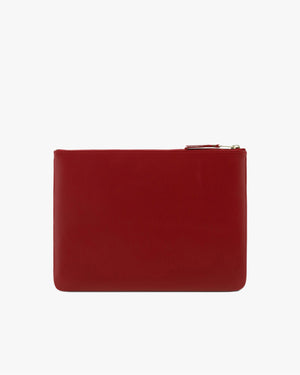 SA5100 CLASSIC LARGE ZIP POUCH / RED