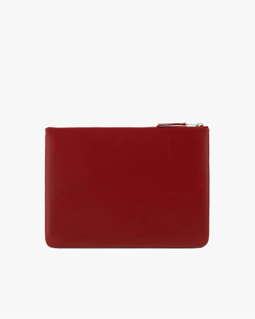 SA5100 CLASSIC LARGE ZIP POUCH / RED