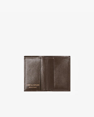 SA6400 CLASSIC BIFOLD WALLET / BROWN