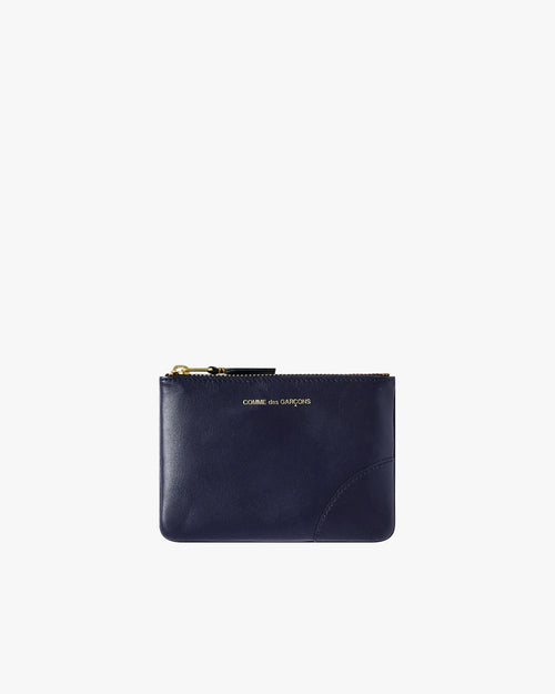 SA8100 CLASSIC ZIP POUCH NAVY – FABRIC - Main Image