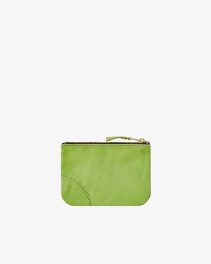 SA8100WW WASHED ZIP POUCH / GREEN