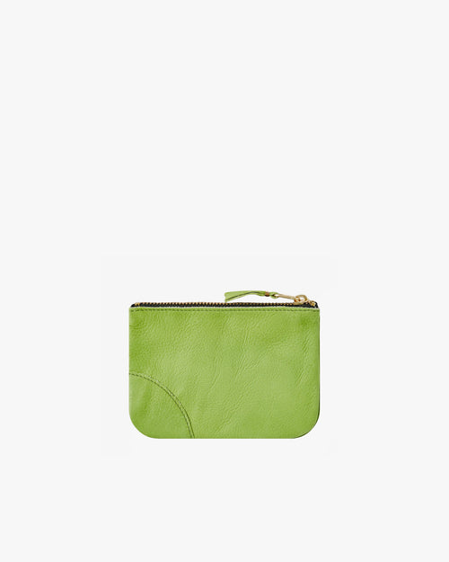 SA8100WW WASHED ZIP POUCH / GREEN