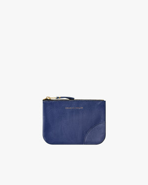 SA8100WW WASHED ZIP POUCH / NAVY