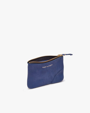 SA8100WW WASHED ZIP POUCH / NAVY