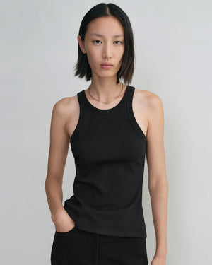 CURVED RIB TANK / BLACK