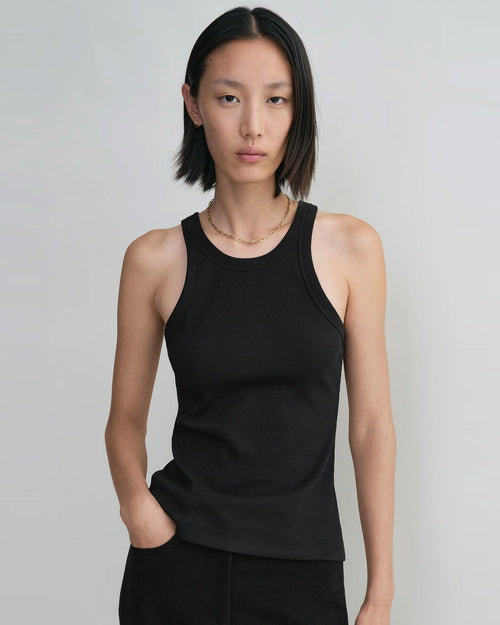 CURVED RIB TANK / BLACK