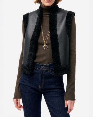 DAMAN SLEEVELESS VEST / NOIR