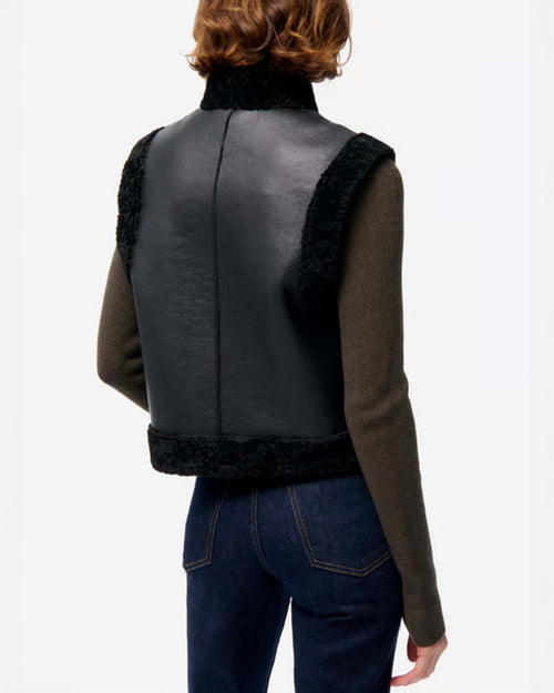 DAMAN SLEEVELESS VEST / NOIR