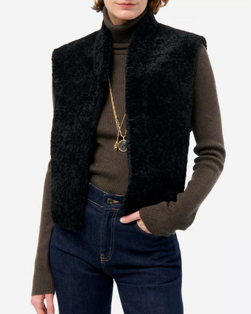 DAMAN SLEEVELESS VEST / NOIR