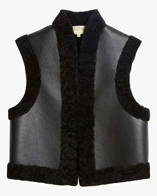 DAMAN SLEEVELESS VEST / NOIR
