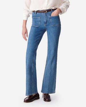DOMPAY FLARE JEANS / INDIGO CLAIR